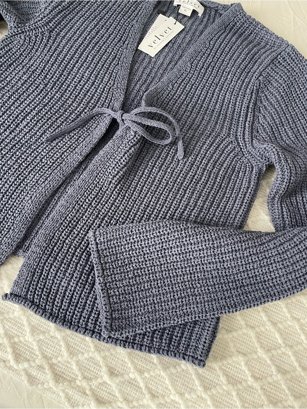 Velvet by Graham & Spencer Thalia Cardigan- Atlas- XL - Picture 7 of 9